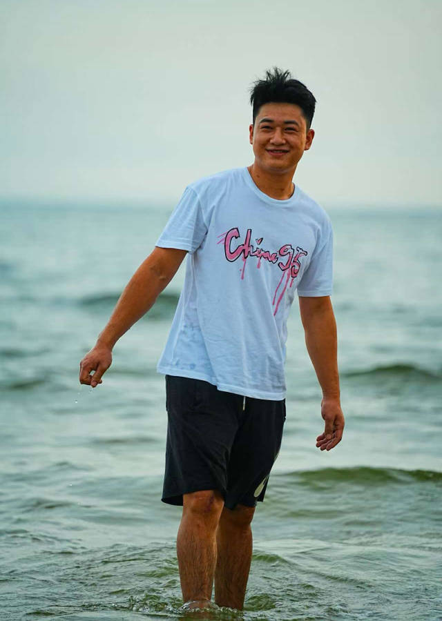 參與救人的云南游客謝清。受訪者供圖